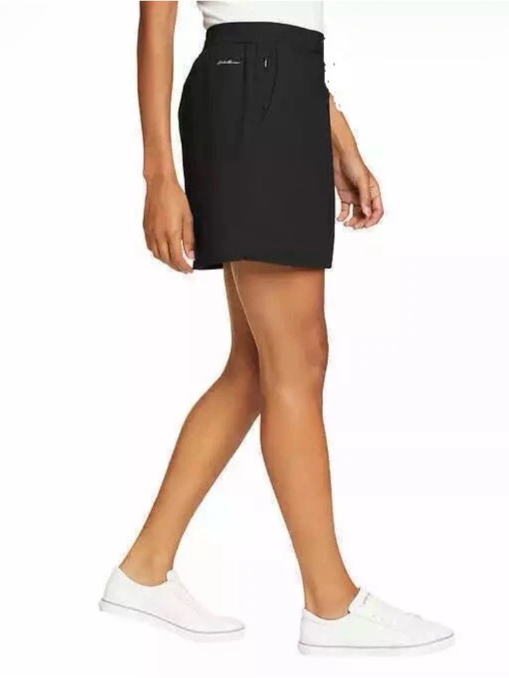Eddie Bauer Adventurer 2.0 Black Performance Skort Sz 12 Skirt